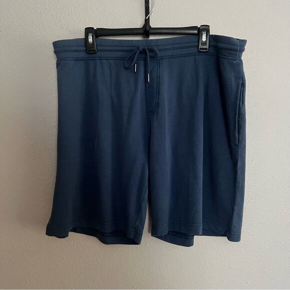 New Peter Millar Blue Comfort Drawstring Casual Terry Shorts Men's size XL - Picture 1 of 3